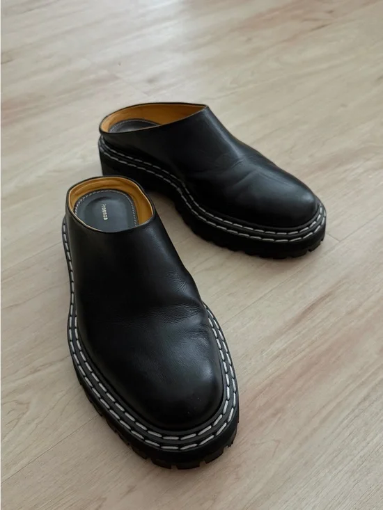 Proenza Schouler Leather Lug Sole Mules - Picture 8 of 9